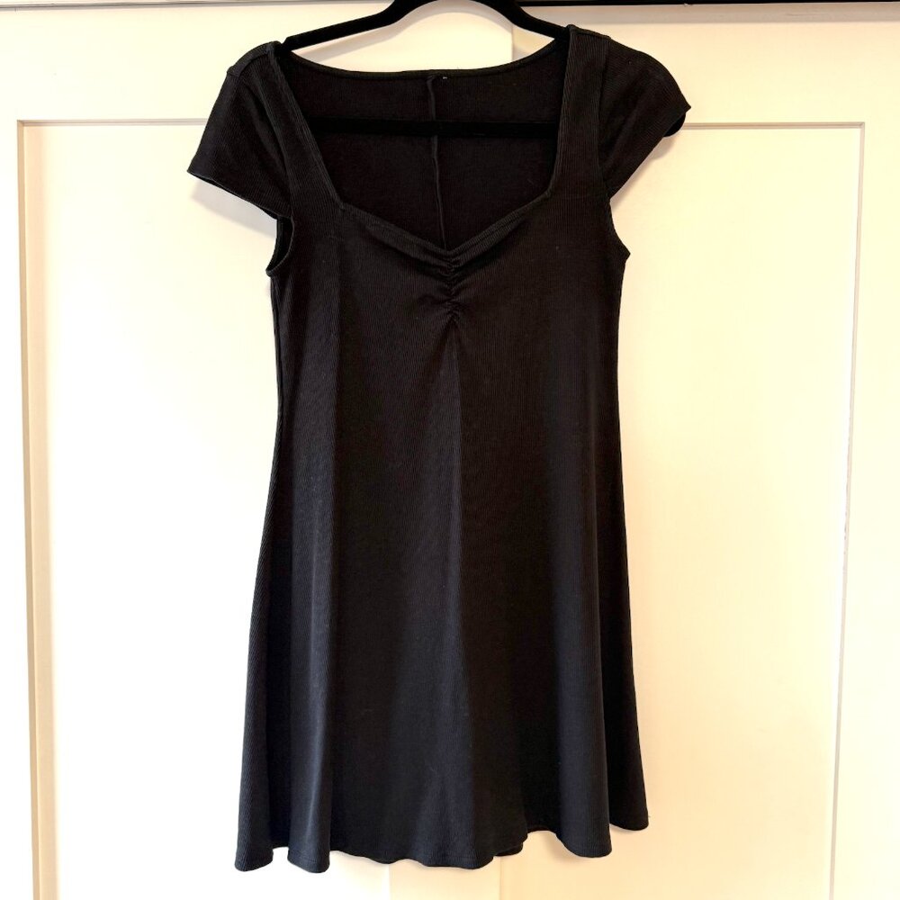 Black Babydoll Mini Dress